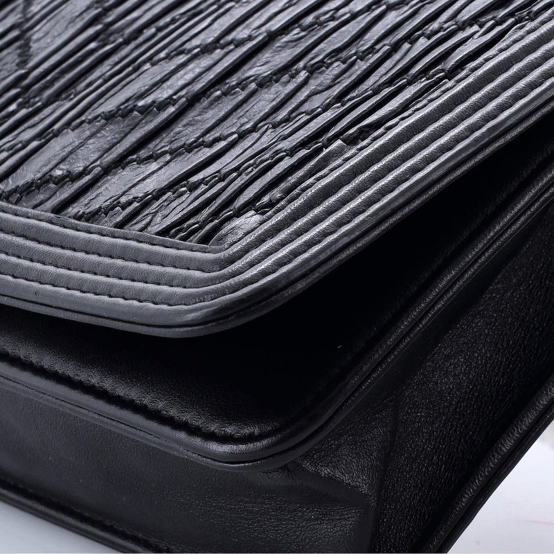 Coco Pleats Boy Wallet On Chain Pleated