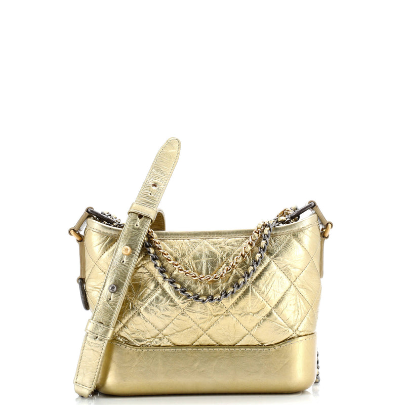 Gabrielle Hobo Quilted Aged Calfskin