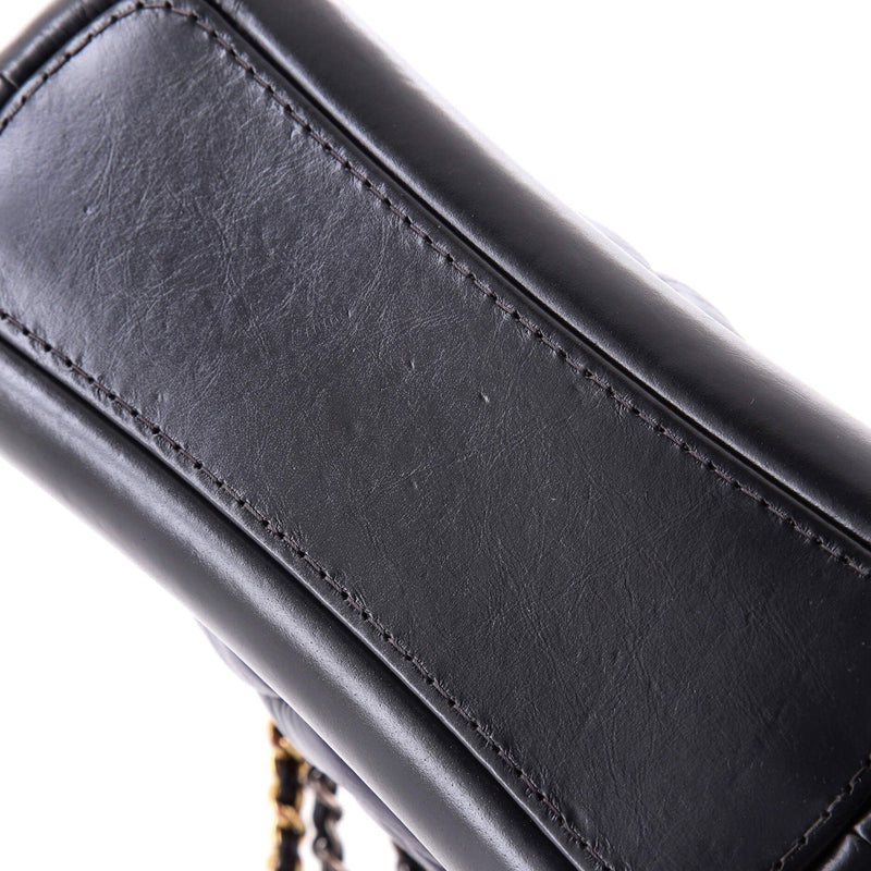 Gabrielle Hobo Chevron Aged Calfskin