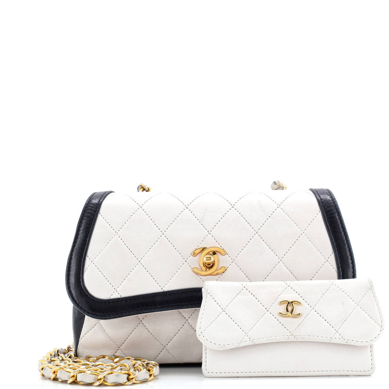 Vintage Cc Chain Flap Bag Quilted