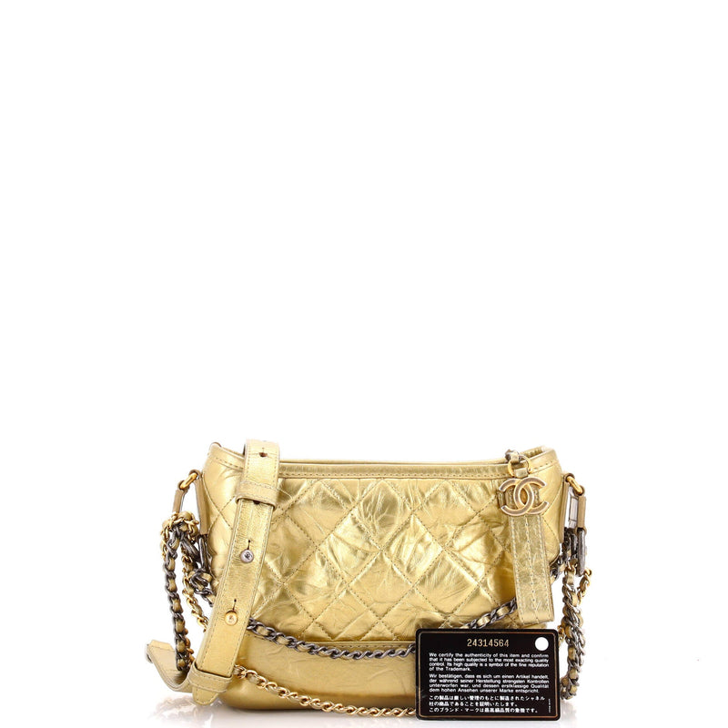Gabrielle Hobo Quilted Aged Calfskin