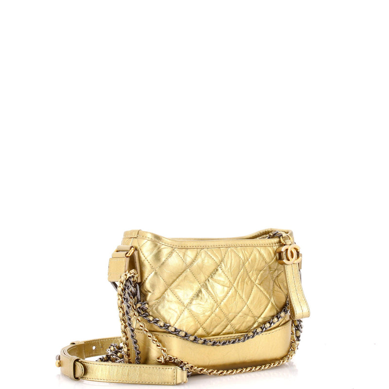Gabrielle Hobo Quilted Aged Calfskin