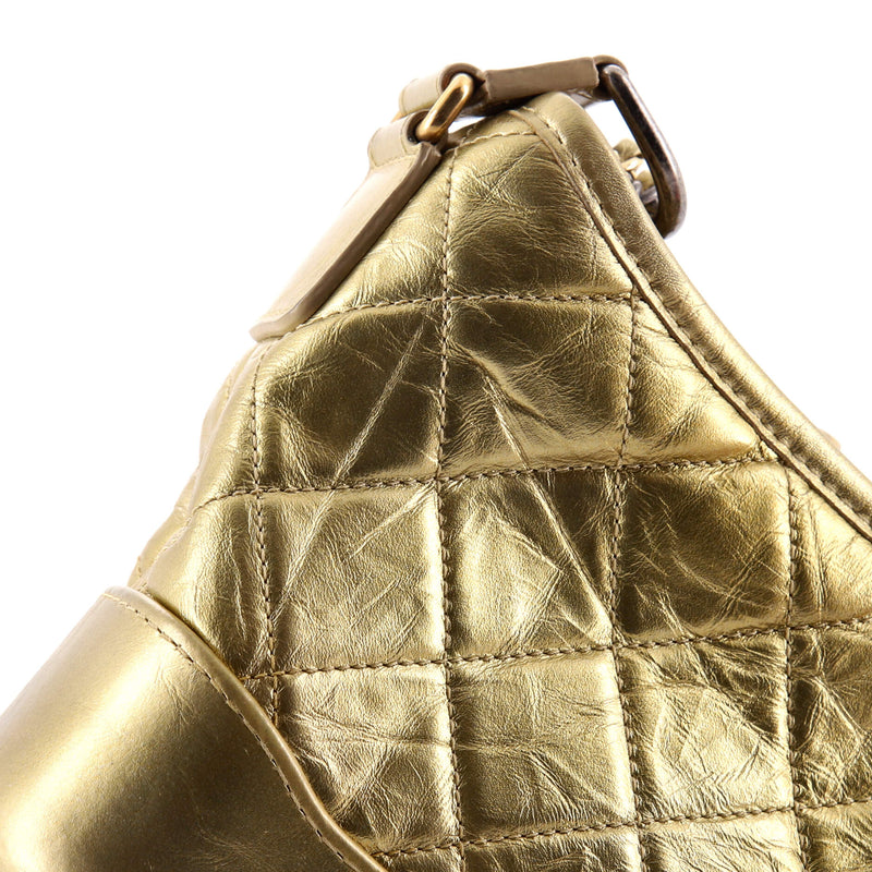 Gabrielle Hobo Quilted Aged Calfskin