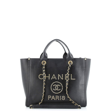 Deauville Tote Studded Caviar Small