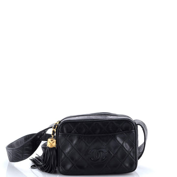 Vintage Diamond Cc Camera Bag Quilted