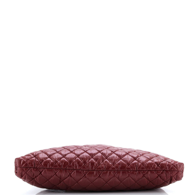 Coco Cocoon Flat Tote Quilted Nylon With