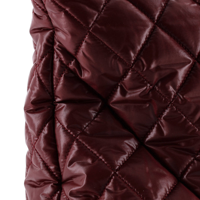 Coco Cocoon Flat Tote Quilted Nylon With