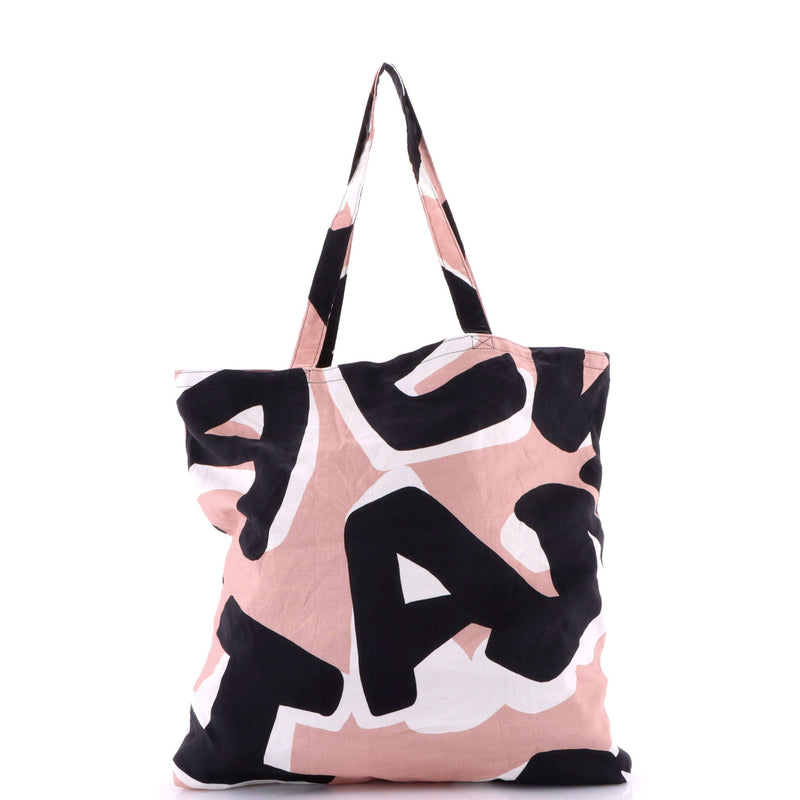 Foldable Tote Bag With Chain Quilted