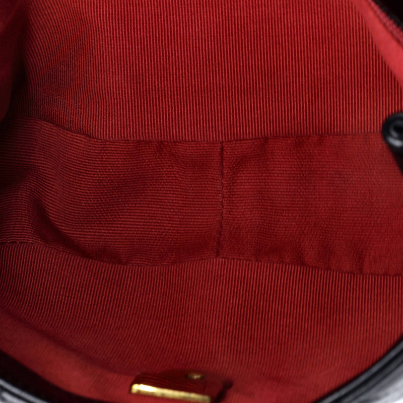 Cc Pearl Section Chain Flap Bag Quilted