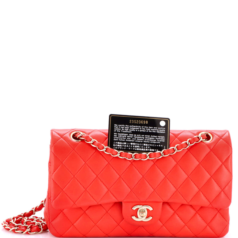 Classic Double Flap Bag Quilted Lambskin