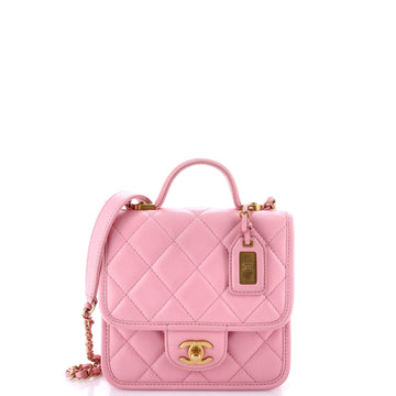 School Memory Top Handle Flap Bag