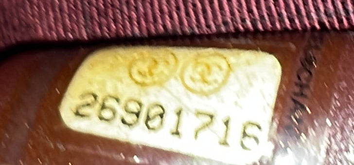 Round Clutch With Chain Quilted Lambskin