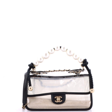 Sand By The Sea Pearl Flap Bag Pvc With