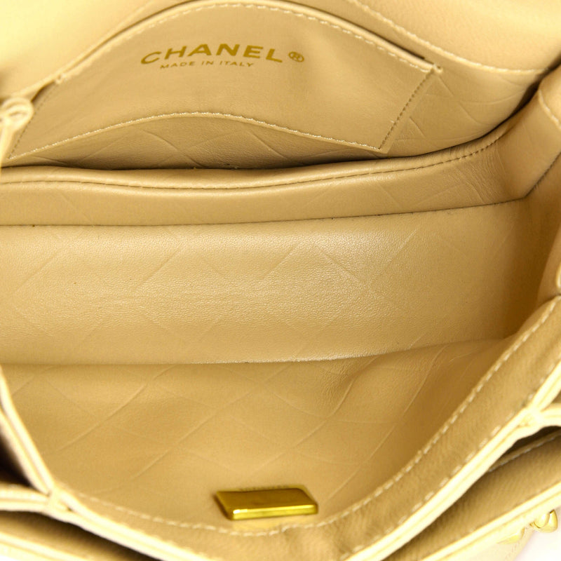 Moon Flap Messenger Bag Quilted Caviar