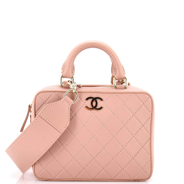 Travel Kit Vanity Case Quilted Calfskin