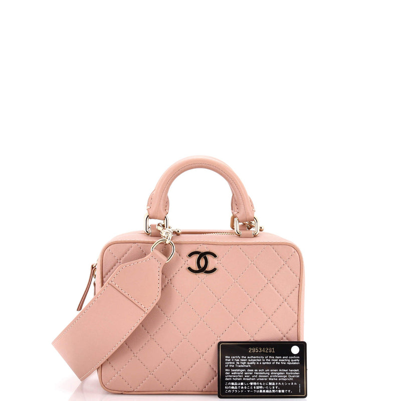 Travel Kit Vanity Case Quilted Calfskin