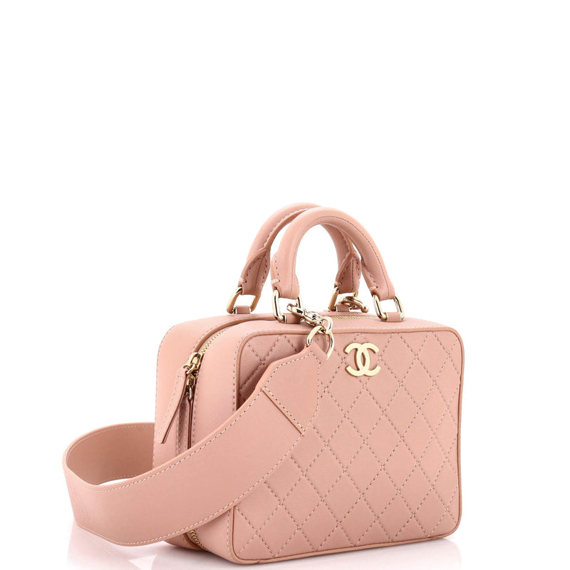 Travel Kit Vanity Case Quilted Calfskin