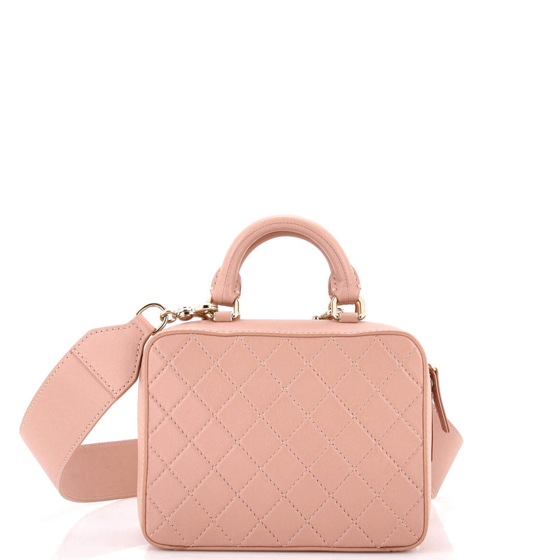 Travel Kit Vanity Case Quilted Calfskin