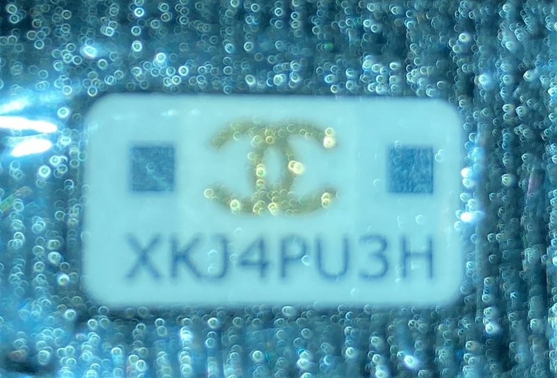 Logo Plate Oval Clutch With Chain Metal