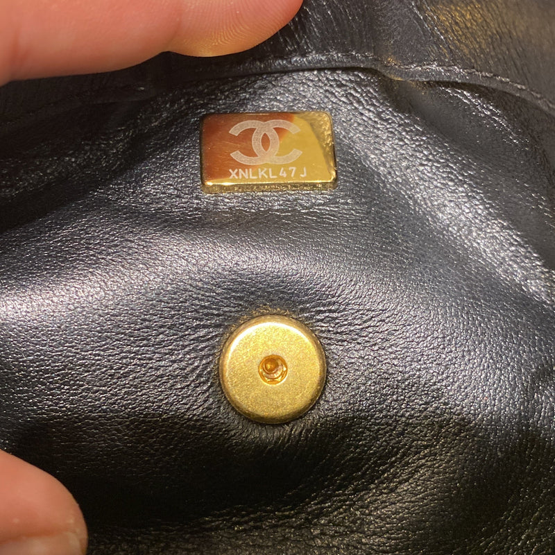 Heart Charms Flap Bag Quilted Lambskin