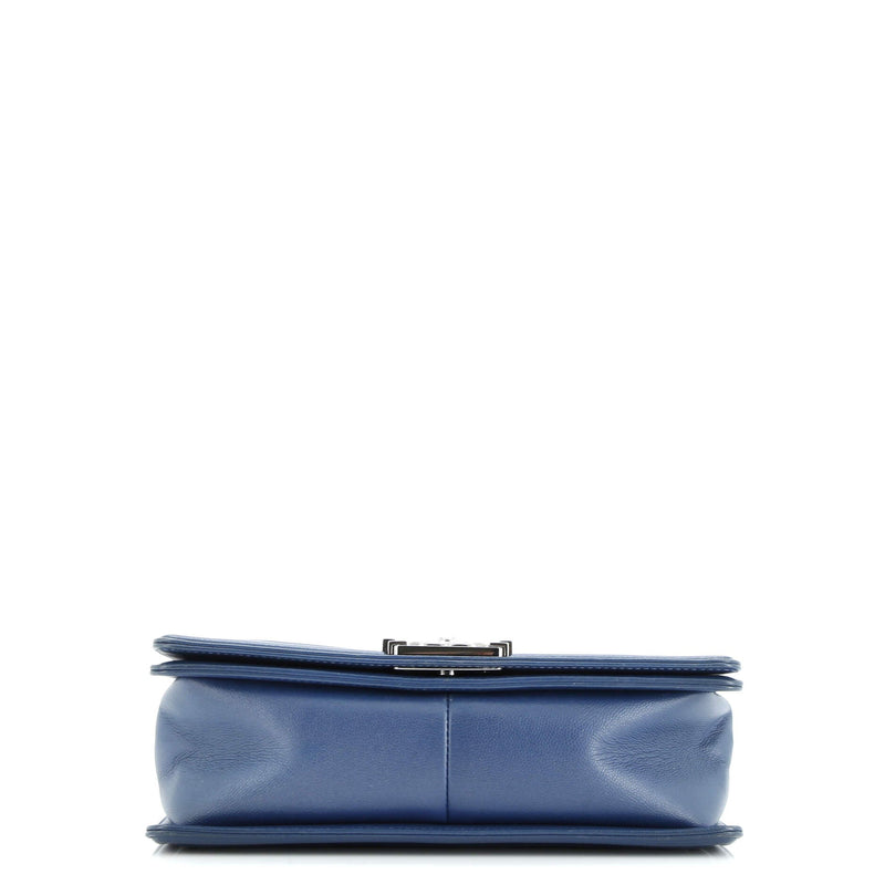 Boy Flap Bag Quilted Caviar Old Medium