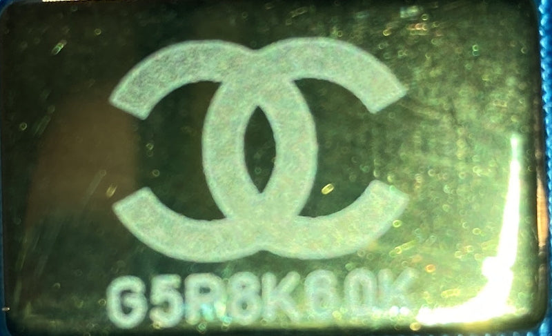 Denim Mood Chain Bucket Bag Logo Printed