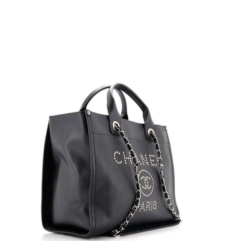 Deauville Tote Studded Caviar Small