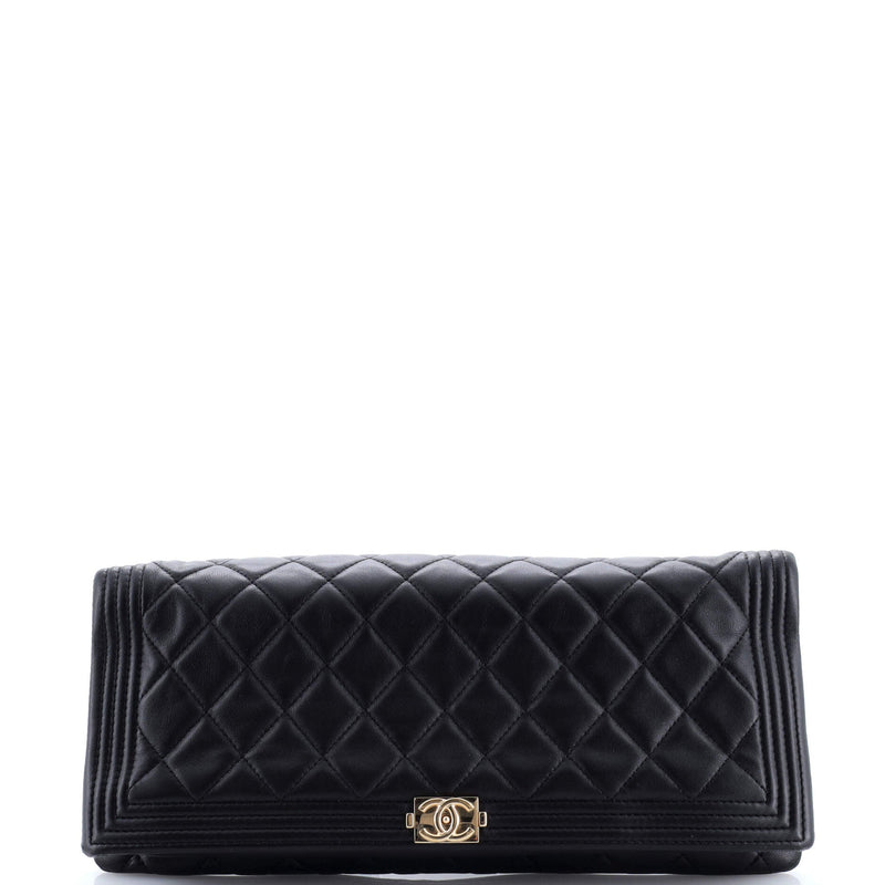 Boy Beauty Cc Clutch Quilted Lambskin