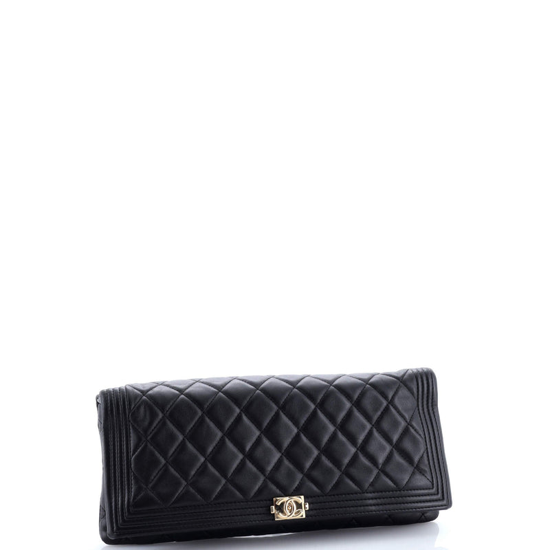 Boy Beauty Cc Clutch Quilted Lambskin