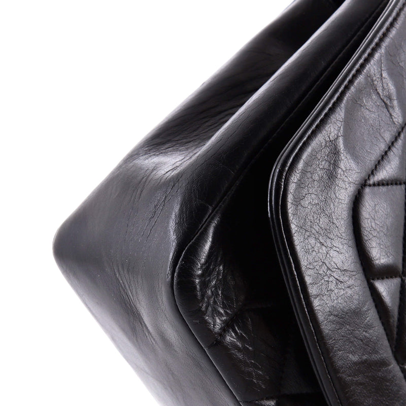 Vintage Diana Flap Bag Quilted Lambskin