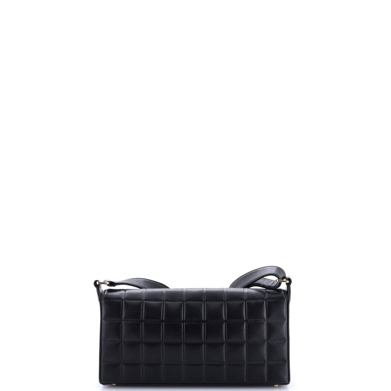 Chocolate Bar Cc Flap Bag Quilted