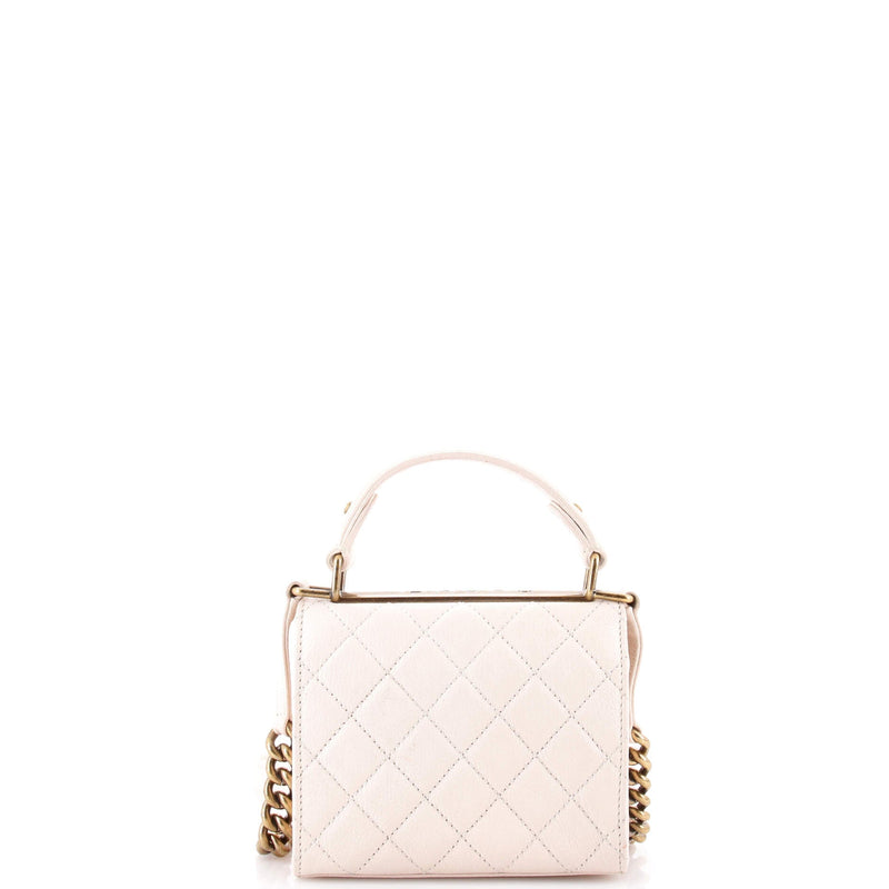 Rita Top Handle Flap Bag Quilted