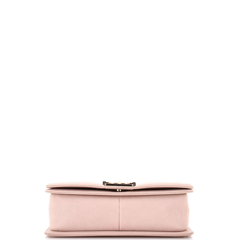 Boy Flap Bag Quilted Caviar Old Medium