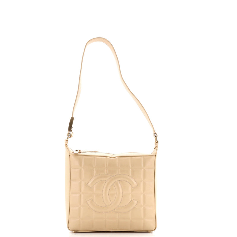 Chocolate Bar Cc Shoulder Bag Quilted