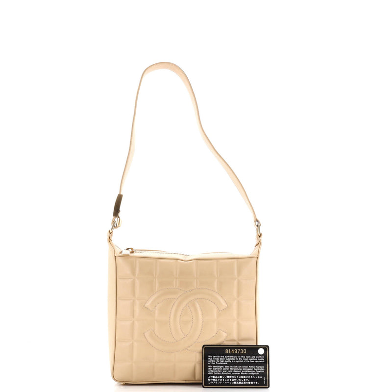 Chocolate Bar Cc Shoulder Bag Quilted