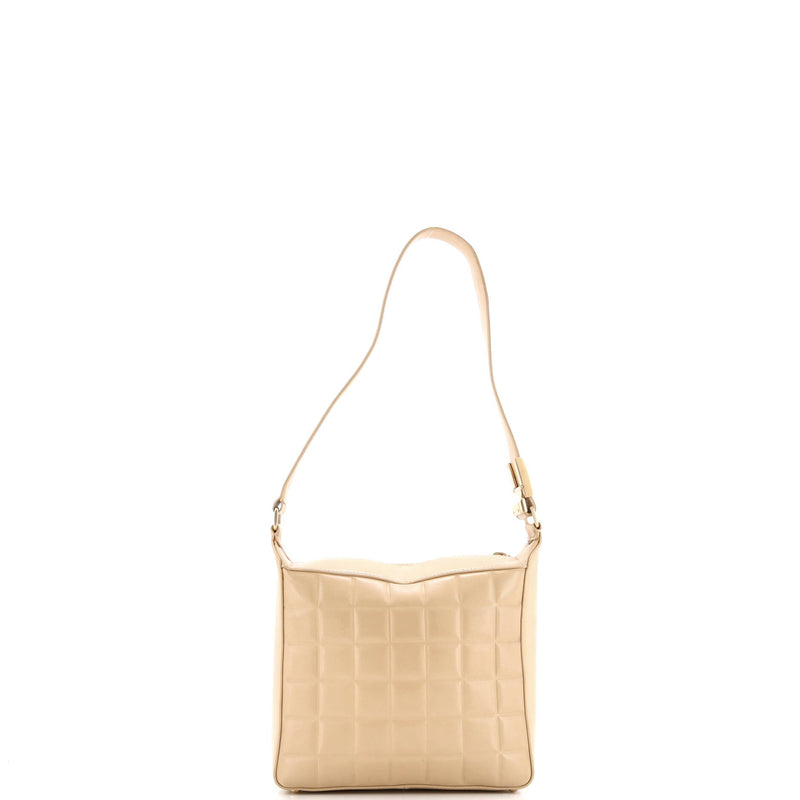 Chocolate Bar Cc Shoulder Bag Quilted