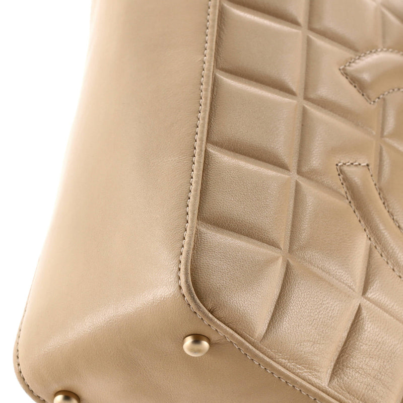 Chocolate Bar Cc Shoulder Bag Quilted