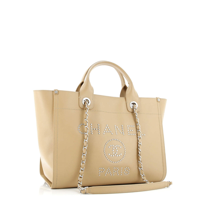 Deauville Tote Studded Caviar Small