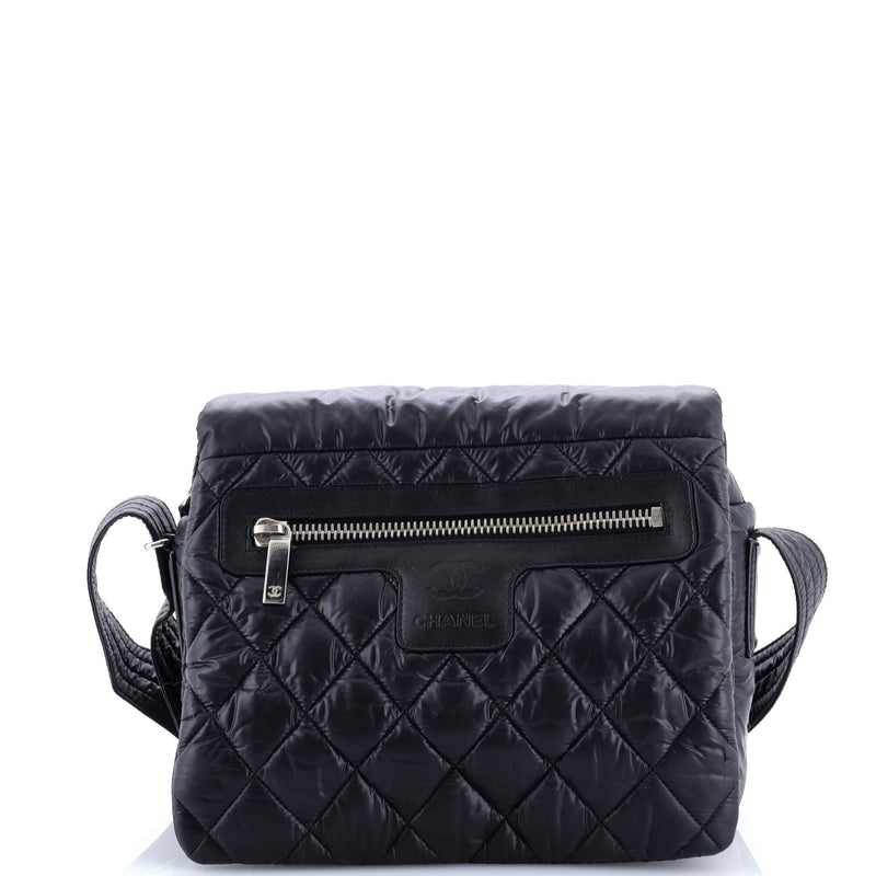 Coco Cocoon Messenger Bag Quilted Nylon
