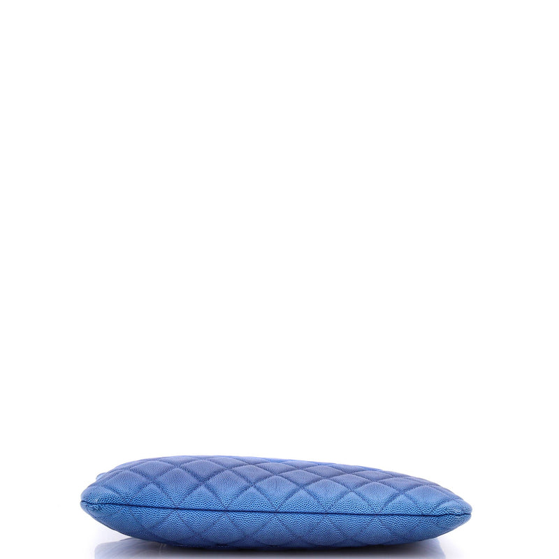 O Case Clutch Quilted Ombre Caviar