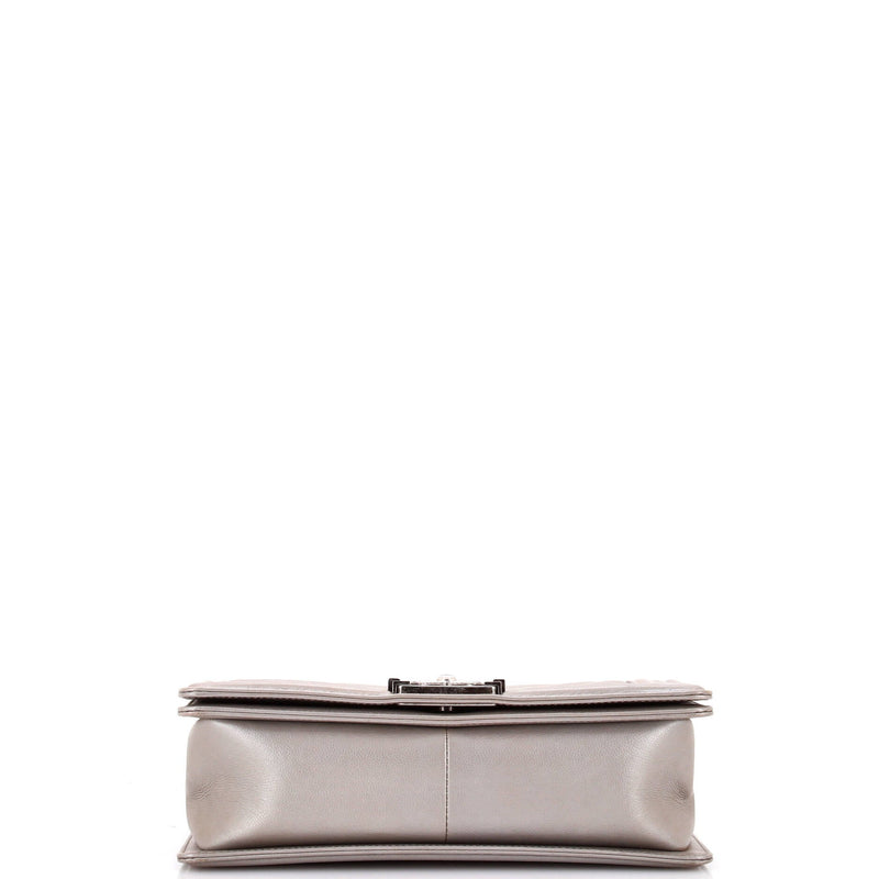 Boy Flap Bag Chevron Caviar Old Medium