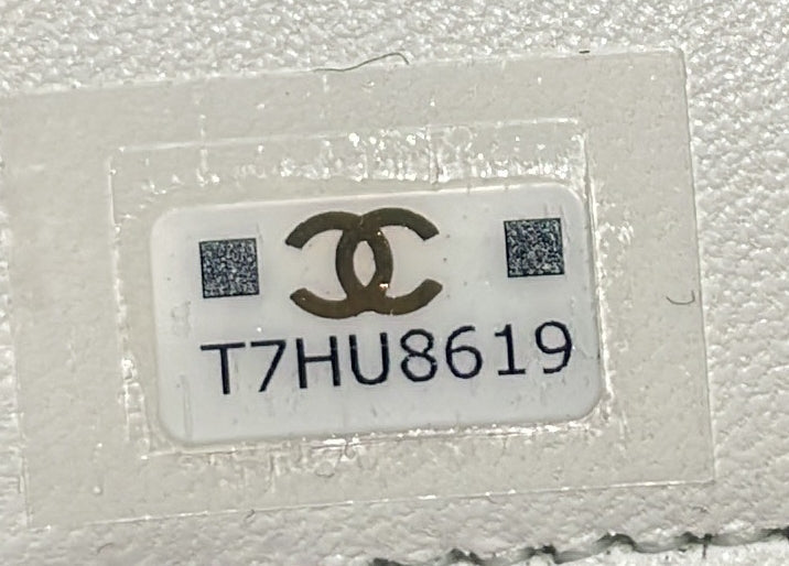 Cc Book Card Holder With Chain Quilted