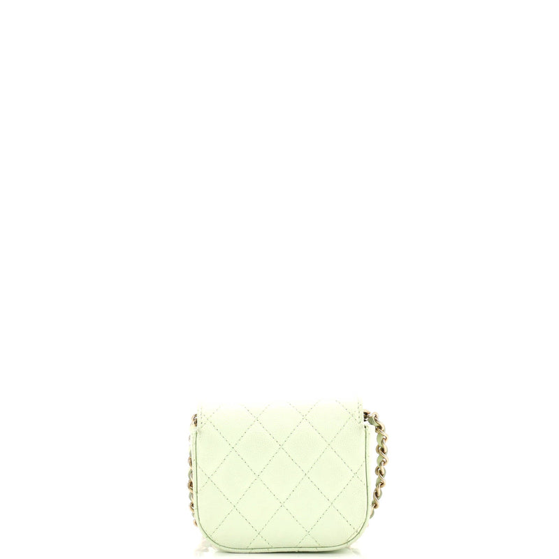 Classic Square Flap Clutch With Chain