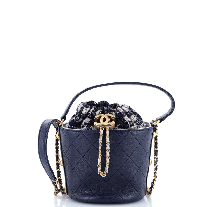Cc Drawstring Bucket Crossbody Bag