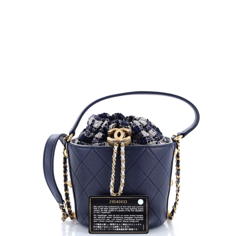 Cc Drawstring Bucket Crossbody Bag