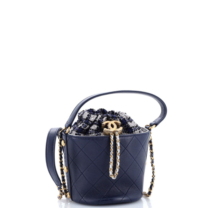 Cc Drawstring Bucket Crossbody Bag