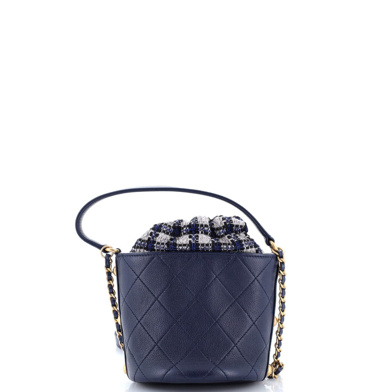 Cc Drawstring Bucket Crossbody Bag