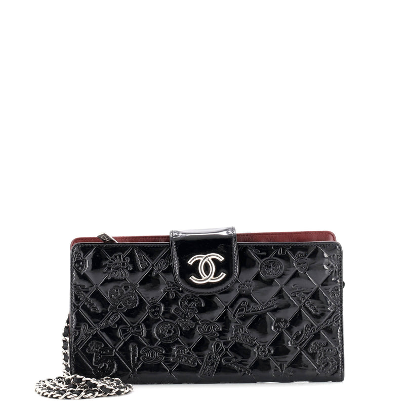 Lucky Symbols Wallet On Chain Embossed