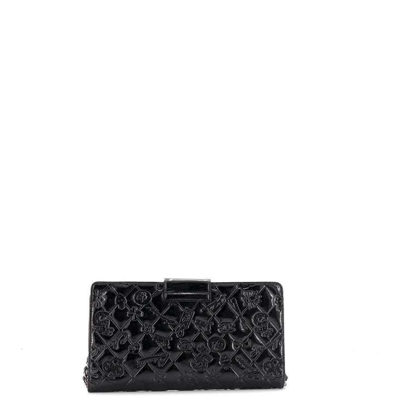Lucky Symbols Wallet On Chain Embossed