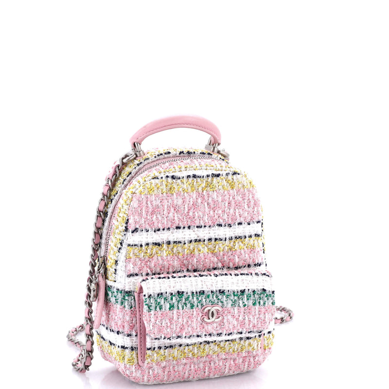 Classic Cc Chain Pocket Backpack Quilted